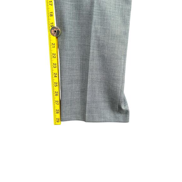 Saddlebred Gray Belt Loops Flat Front‎ Classic Performance Dress Pant 36 X 29 - Picture 7 of 7